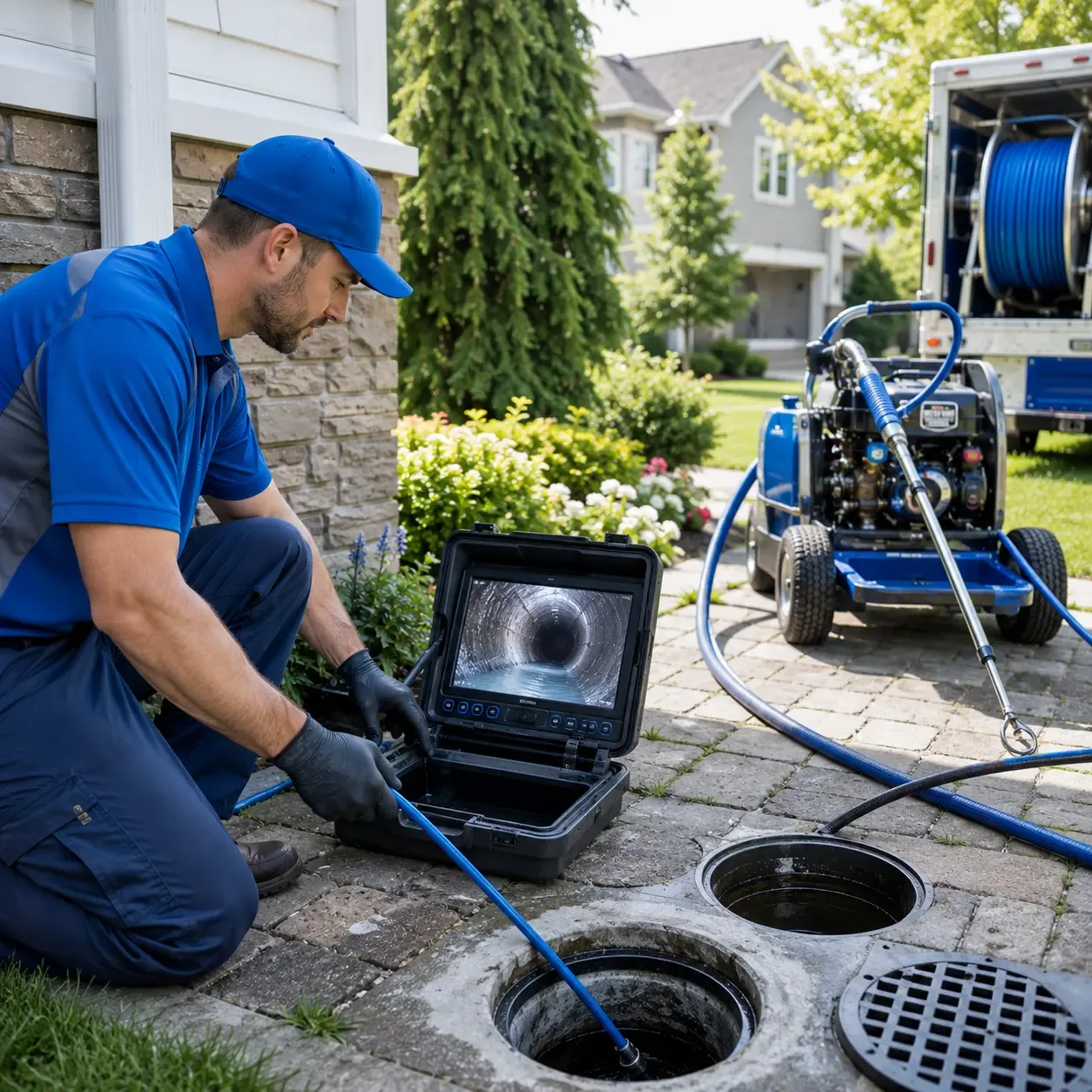 Outdoor drain cleaning professionals serving Washingtonville, PA